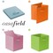 Casafield Set of 6 Collapsible Fabric Cube Storage Bins - Foldable Cloth Baskets for Shelves, Cubby Organizers & More